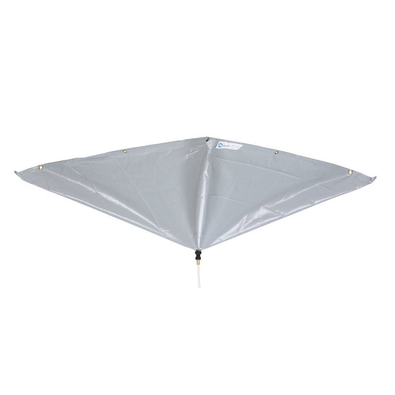 PIG Roof Leak Diverter Tarp - 5' x 5' - Gray - TLS462-GY - Image 1